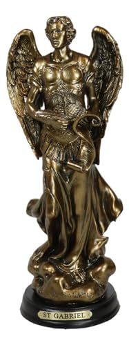 Ebros Byzantine Catholic Church Archangel Gabriel with Sacred Scroll Statue 8