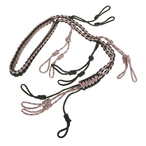 SUPVOX Handwoven Camping String Whistle Multi-use Hanging Rope for Tarp Hiking