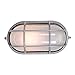 Nauticus - Wet Location LED Bulkhead - Satin Finish - Frosted Glass Shade