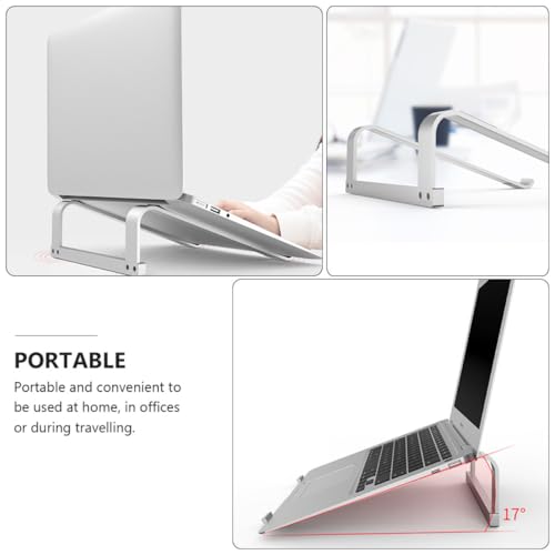 Soporte portátil de aluminio para laptop Luxshiny miniatura 7