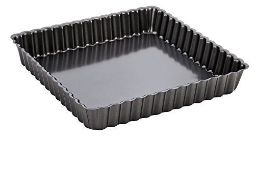 Tescoma Wavy Edge Pan with Removable Bottom, 24X24 cm Delicia, Assorted, 28.5 x 24.9 x 4.1 cm