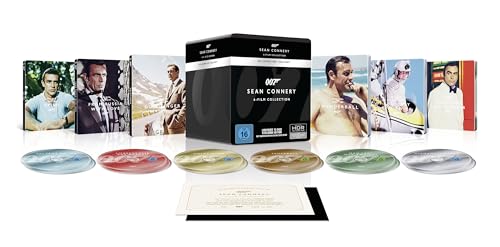 James Bond: Sean Connery (Limited Collector’s Edition) – 4K Steelbook (UHD + Blu-ray Disc)