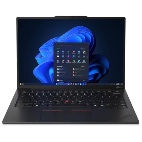 Image of Lenovo ThinkPad X1 Carbon Gen 13 Aura Edition 21NS0163US 14 inch Copilot+ PC Ultrabook - 2.8K - 120 Hz - Intel Core Ultra 7 268V - Intel Evo Platform - 32 GB - 512 GB SSD - English Keyboard - Black Paint