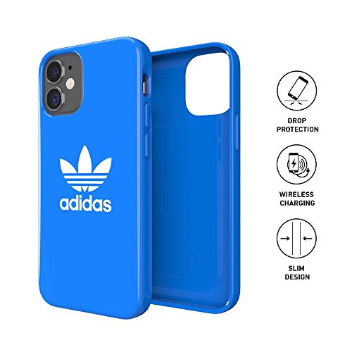 Coque adidas pour iPhone 12 Mini 5.4 bleue antichoc
