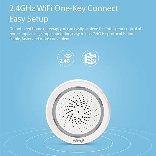 KKmoon NEO Wifi Sensor de Alarme Siren Alarme Inteligente Sirene Sistema de Segurança Em Casa Tuya S