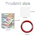 Lokyango Press on Nail Packaging Bag, 50PCS Empty Holographic Nail Storage Bag and 50PCS White Cardboard with 1 Roll Transparent Tape for Handmade Nails Business Nail Display (50pcs)