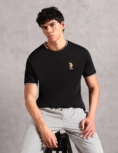 Image of U.S. Polo ASSN. Mens OEE08 Crew Neck Comfort Fit Lounge T-Shirt