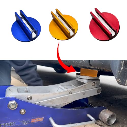Image of Jack Pad Suitable for Universal Vehicles 0.4 inch Slotted Aluminum Groove Frame Guide Rail Adapter(Red)