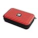Target Darts Takoma XL Darts Wallet Case, Red – Holds 6 Darts, Protective EVA Holder with Double Zip Lock Pouches – Professional Dart Accessories