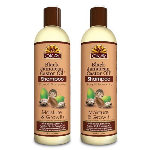 OKAY Black Jamaican Castor Oil Shampoo - Jamaican...
