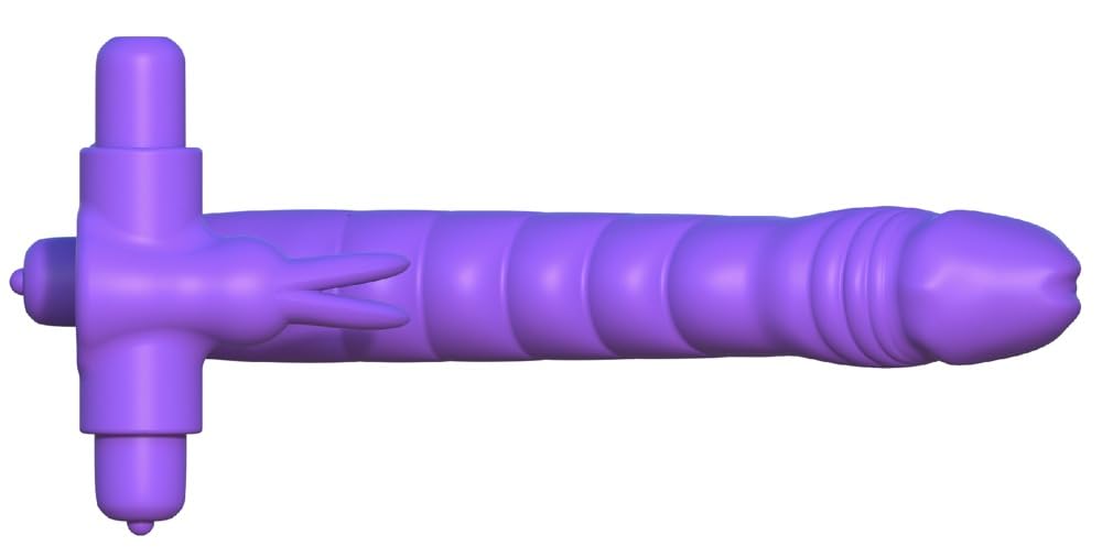 Fantasy C Ringz Doppio Anello per Penne Coniglio con Dildo - 1 Prodotto