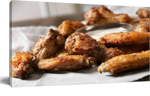 TOOUTEREA 20x40 Frame Large Canvas Painting Wall Art Air Fried