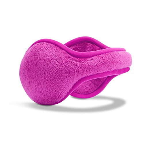 180s Women's Shocking Pink Ear Warmers