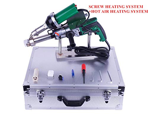 1600W Hand Extrusion Welder Gun Plastic Handheld Extruder Welding Gun Pp Hdpe Ldpe Pipe Welding Machine (220V Extruder) #TOP3