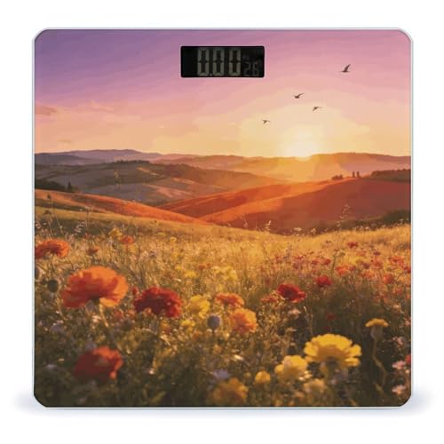 Báscula digital para baño con pantalla LCD de 400 lb/180kg miniatura 1