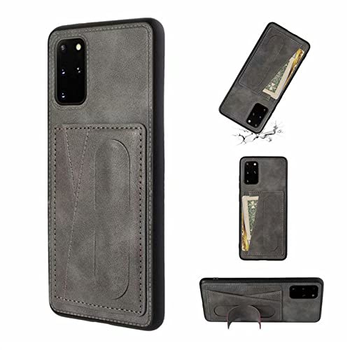 Coque Wallet pour iPhone 8 en cuir PU rétro gris avec fente pour carte BSAPP