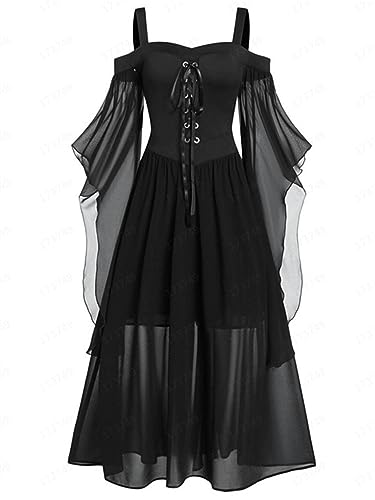 Costume de sorcière grande taille résolvant le manque d'ajustement pour Halloween