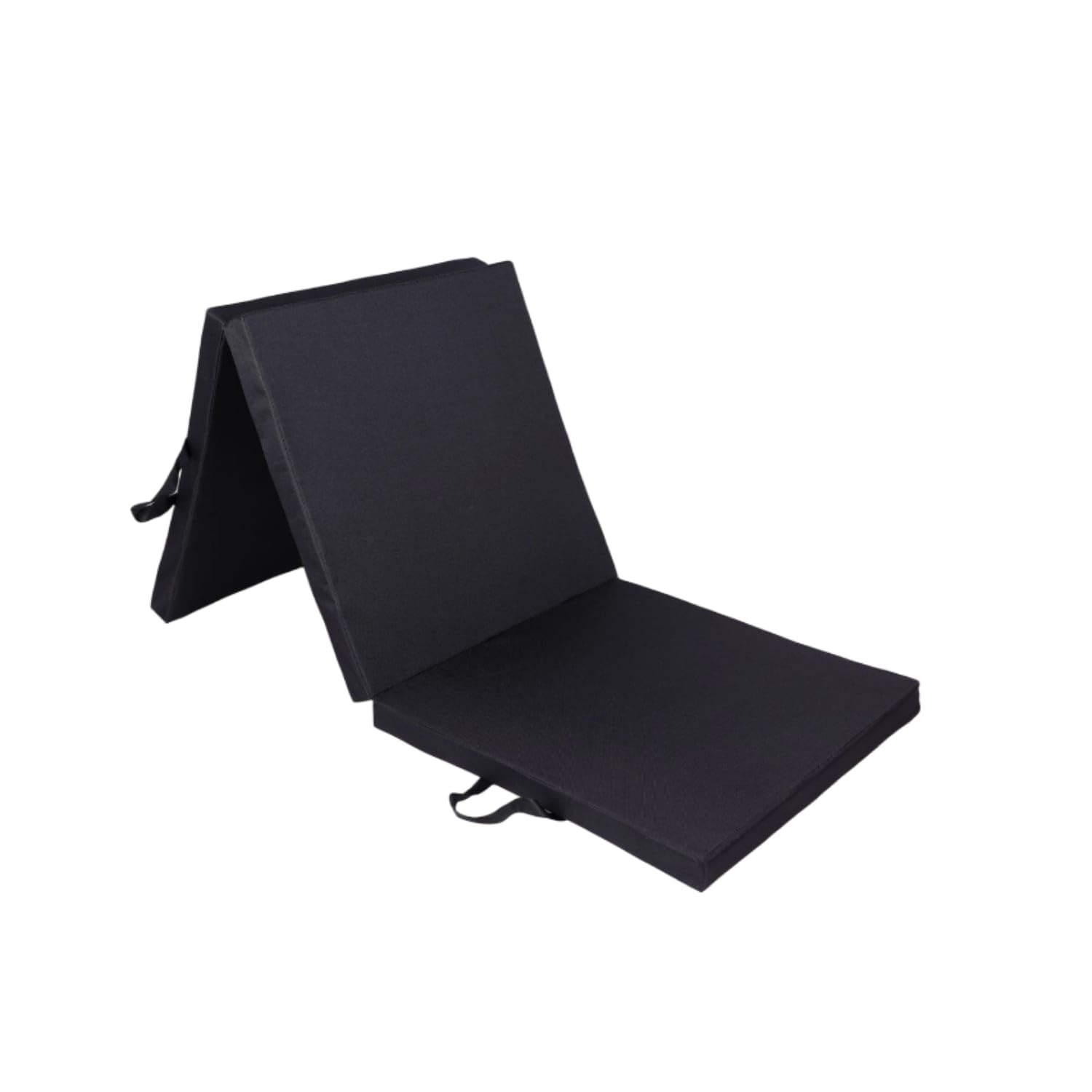 Textile Cover Foldable Exercise Mat Rectangular Tri-Fold Mat, 180x60x5-picture-29