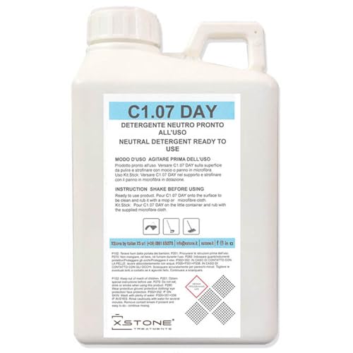 Detergente NEUTRO delicado listo para usar para la LIMPIEZA DIARIA de SUELOS de piedra natural y no natural, 2 LITROS