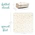 Infantino Foldable Soft Foam Play Mat, Reversible 57x57 Baby Mat for Floor Time, Lightweight, Portable & Easy to Store, Water Resistant, Wipeable, Rainbows