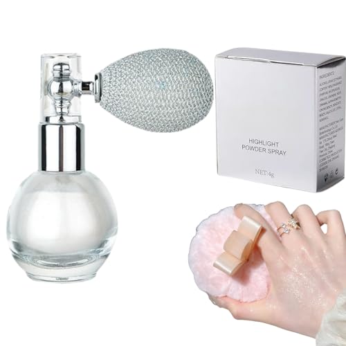 Spray Cuerpo y Pelo,Spray para Cuerpo,Glitter Polvo de Hadas Maquillaje,Highlighter Polvo Suelto Spray,Glitter Powder Spray,Shimmer Sparkle Powder,Maquillaje en aerosol para Cabello