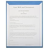 Exhibitindexes® Personalized Top Bound Covers (Blue Backs) Priced per 50 - Made in The USA