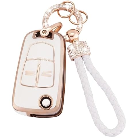 luwiscook TPU Car Key Cover with Keychain Cover