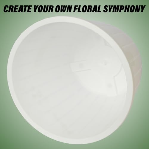 Image of Kuber Industries Flower Pot | Flower Pots for Indoor & Outdoor | Plastic Pot for Gardening | Planter for Flower | Balcony Pots for Home Decor | Duro Flower Pot | 10 Inch | Pack of 5 | Multi