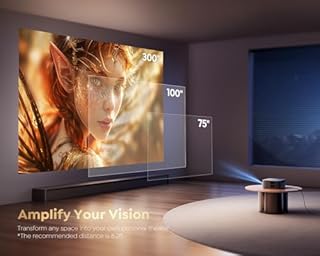 Proiettore【Netflix/Disney/Google TV Ufficiale】1500ANSI Smart Proiettore 4K Supporto, PUTRIMS Autofocus/Keystone Nativo 1080P portatile Videoproiettore da esterno con V-Controllo Zoom per Home Cinema