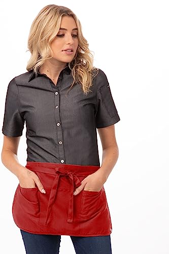 Tablier de serveuse réversible pour le service du soir en brasserie
