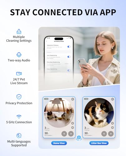 Image of PETKIT Purobot Ultra Auto Waste Packing & Multi-Cat Toilet Behavior Ai Camera Tracking Automatic Self-Cleaning Cat Litter Box, Smart Robot with 5G WiFi App Control&Integration Safety&Odor Free