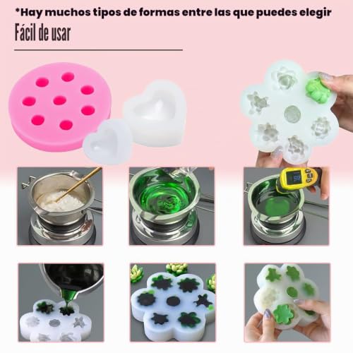Miniatura 6 de Molde De Silicona De Vela De Fruta, Moldes De Gelatina En Forma De Fruta, 7 Moldes Para Hacer Velas, Molde De Silicona De Jabón, Moldes De Silicona Reposteria Para Fruta, Para Velas De Cera Caseras