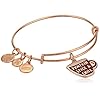 Alex-and-Ani-Color-Infusion-Pumpkin-Spice-and-Chill-Charm-Bangle Alex and Ani Women's Color Infusion Pumpkin Spice and Chill Charm Bangle, Shiny Rose Gold
