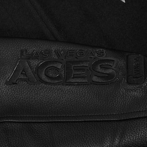 Image of Pro Standard Womens WNBA Classic Triple Black Varsity Jacket