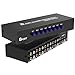 Fosmon Technology 4-Way Audio, Video RCA Switch Selector -Splitter Box and AV Patch Cable for Connecting 4 RCA Output Devices to Your TV