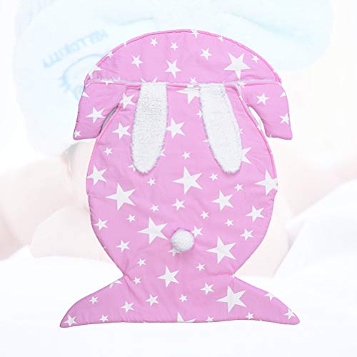 TOYANDONA 1 pç Saco de dormir para bebês em forma de coelho, saco de dormir de pelúcia respirável pa