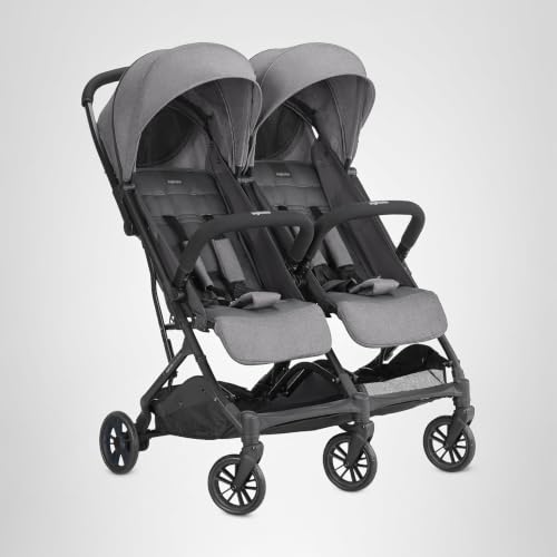 Miniatura 8 de Inglesina Twin Sketch, Sillita De Paseo Ligera, Para Gemelos O Hermanos, Gris, Unisex