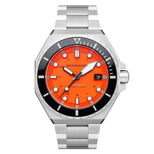 Image of Spinnaker Men's 44mm Dumas Automatic Watch with Solid Stainless Steel Bracelet SP-5081