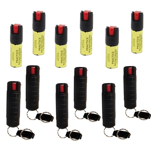 SAFETY TECHNOLOGY Pepper Spray Safety Training Bundle - Lot of 12 as Shown