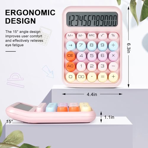 DANRONG Mechanical Switch Calculator with Big Buttons の商品画像 1