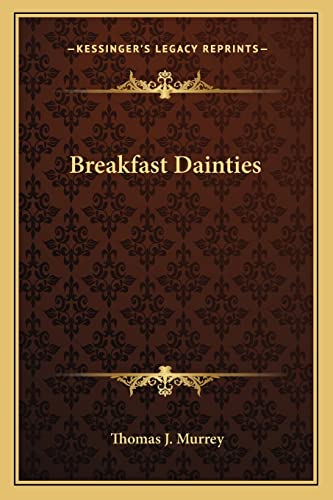  Breakfast Dainties