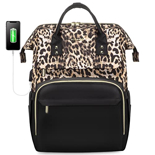 LOVEVOOK Laptop Backpack Women Teacher Backpack Nurse Bags, 15.6 Inch ...