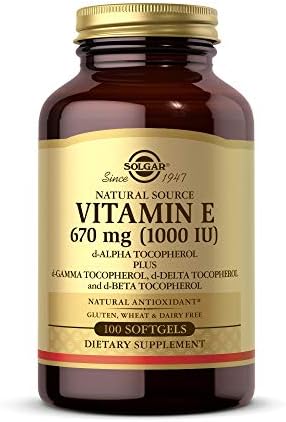Vitamin E 670 mg (1000 IU), 100 Mixed Softgels