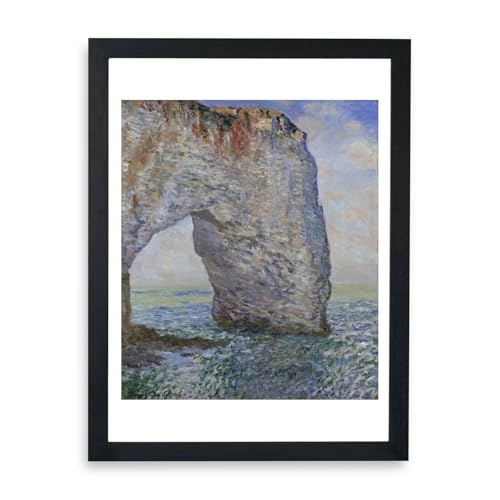 Claude Monet La Manneporte d'Etretat affiche encadrée poésie marine