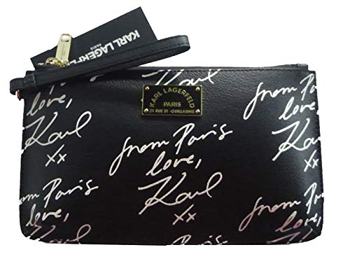 Karl Lagerfeld Paris Large Wristlet, BLK COMBO