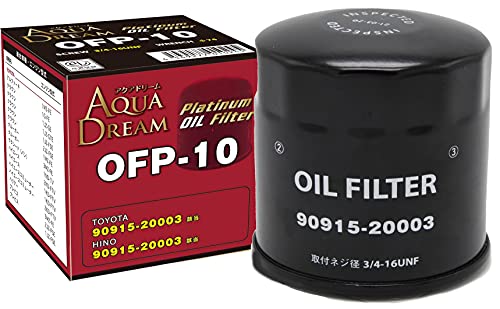 AQUA DREAM(アクアドリーム) PLATINUM オイルフィルター トヨタ[ 90915-20003 ]他・ヒノ用 AD-OFP-10