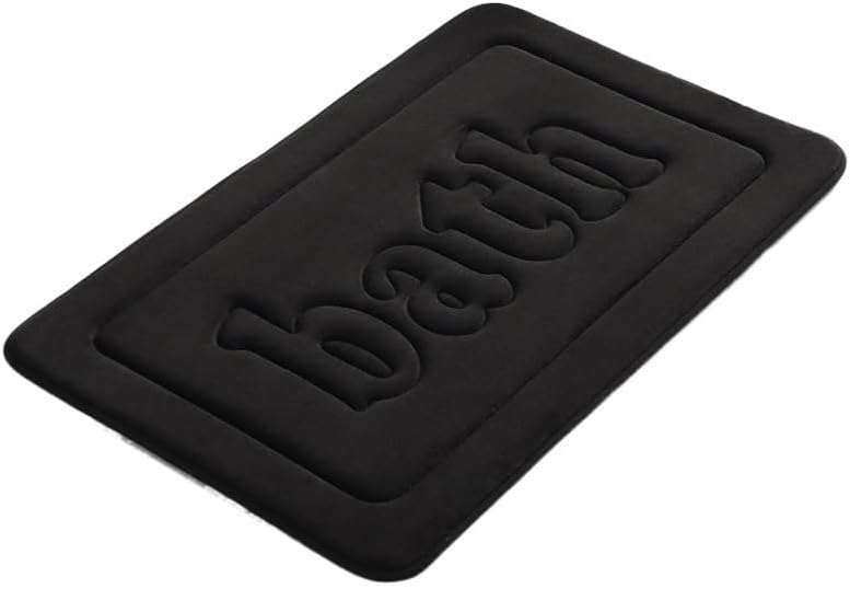 non slip Alfombrillas De Espuma Viscoelástica Para Baño, Tapete De Agua Para Puerta Interior Absorbente, Cocina, Exterior, Ducha, Color Blanco
