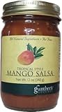 Gunther's Gourmet Premium Tropical Style Mango Salsa, 12 ounce, Unique Spicy Sweet Flavor