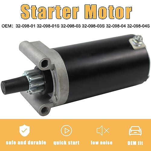 Starter Motor Replacement for Kohler Courage Engines 20HP 23HP 25HP 27HP 3209801 3209801S 32-098-01S 3209803 32-098-03 32-098-03S 3209804 32-098-04S SAB0157 41021069 - Thumbnail 5