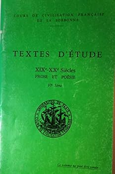 Paperback Textes D'Etude Xixe-Xxe Siecles Prose Et Poesie Vie Series Book
